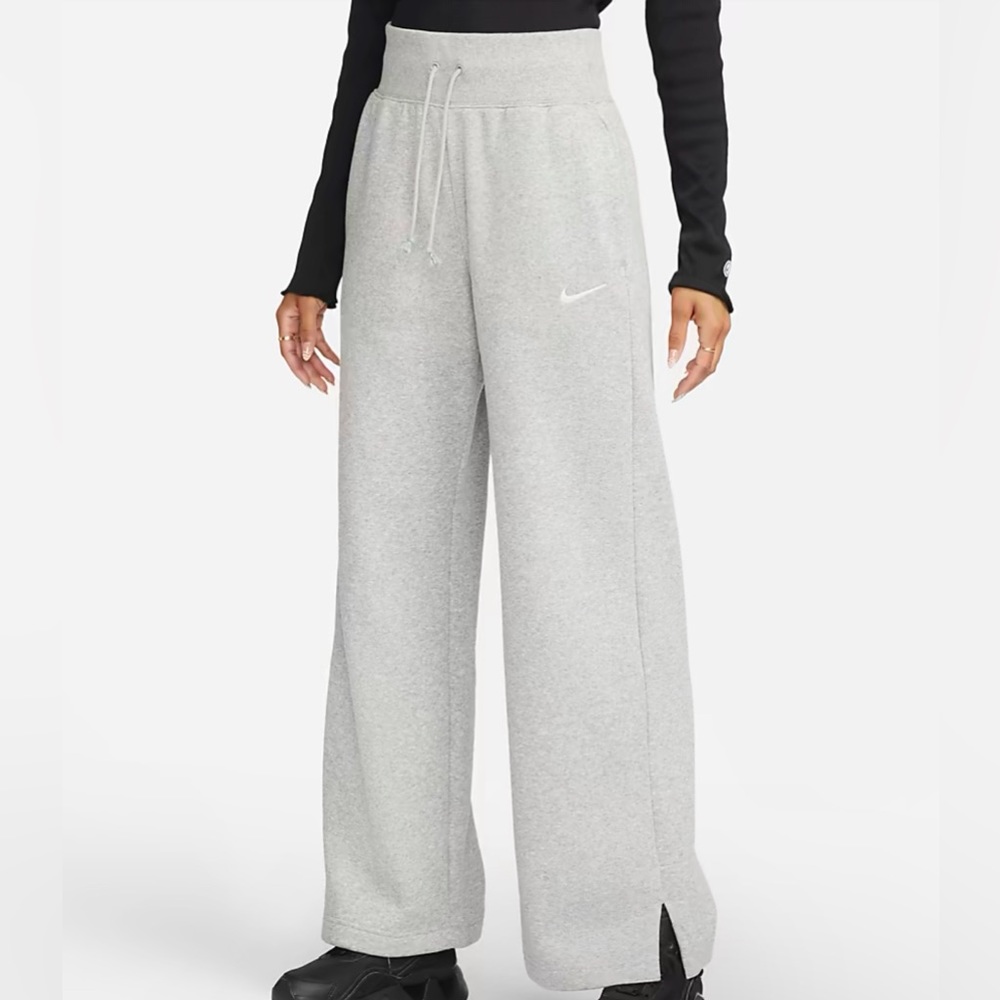 Women's High-Waisted Wide-Leg Sweatpants Nike Sportswear Phoenix Fleece
